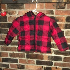 Healthtex 2t buffalo plaid coat